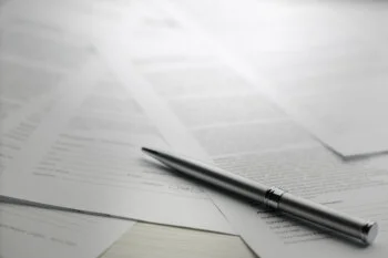 contract series Stock Image